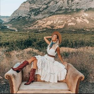 Spell Rosa doe eyed midi dress